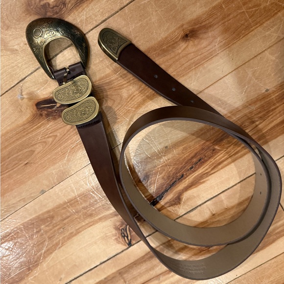 Silence + Noise Brown Western Belt NWOT size XL - Picture 2 of 4